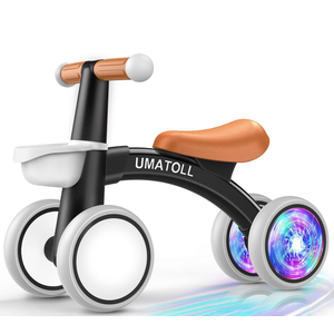 Umatoll Colorful Lighting Baby Balance Bike Toys for 1 Year Old Boys Gifts, Adjustable Seat Baby Walker, One Year Old Boy Birthday Gifts, 12-24 Months Toddler First Ride on Toys
Amazon's Choice