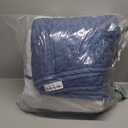 Dinjoy Boho Queen Quilt Set, Striped Bedspread Coverlet Bed Mineral Blue Bedding Sets 3 Pieces Micofiber Lightweight Quilts Sets with 2 Pillow Shams for All Season 96''x90