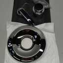 Replacement for Delta 13/14 Series Shower Trim Kit, Shower Cover Plate with Handle (Valve& Catridge Not Inclued) (1, Chrome)