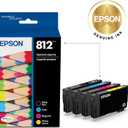 EPSON 812 DURABrite Ultra Ink Standard Capacity Black & Color Cartridge Combo Pack (T812120-BCS) Works with WorkForce Pro WF-7310, WF-7820, WF-7840, WorkForce EC-C7000