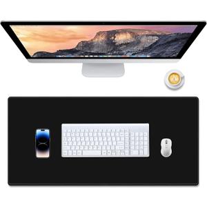 Galdas Gaming Mouse Pad XXL XL Large Mouse Pad Mat Long Extended Mousepad Desk Pad Non-Slip Rubber Mice Pads Stitched Edges Thin Pad (Black-35.4 * 15.7)