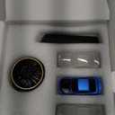 Turbo Racing 1:76 Scale Drift RC Car with Gyro Mini Full Proportional RTR 2.4GHZ Remote Control with 2 Replaceable Body Shell (C64-BLUE), Blue-drift