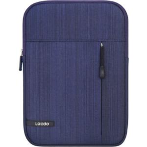 Lacdo Tablet Sleeve Case for 11 inch iPad A16 | 11 inch iPad Pro M5 M4 | 11 Inch ipad Air M3 M2 | 10.9" ipad/ipad Air | 10.2" IPad | 10.5" IPad Pro | Samsung Galaxy Tab A9+ Protective Bag, Blue