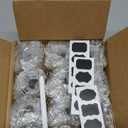 12 Pack Glass Jars with Airtight Lids, 3.4 oz Small Spice Jars, 12 Pack Empty Mini Glass Bottles with Silicone Gasket, Herb Containers with Chalkboard Labels and Marker for Kitchen