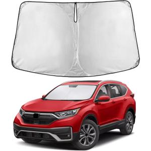 EcoNour Windshield Sunshade Compatible for Honda CRV 2017-2020 2021 2022, Sun Visor for Front Windshield & Window Sun Shade Cover, UV Heat Blocker & Protector, Car Accessories