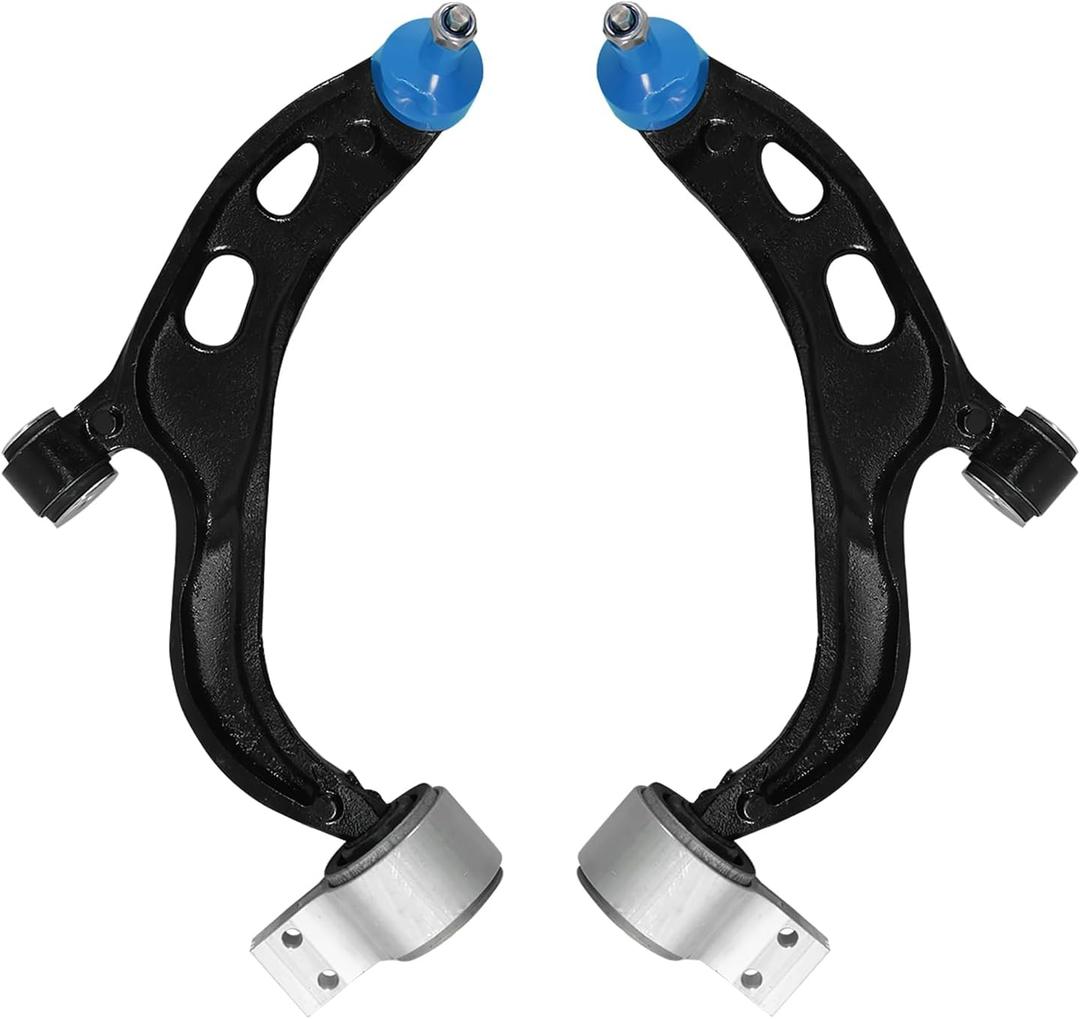 2PCS Front Lower Control Arm Fits for Ford Flex Taurus 2010 2011 2012, for Lincoln MKS MKT All Models (AWD and FWD) 2009 2010 2011 2012 Replacement MS401121 MS401122