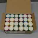 Stonebriar 96 Pack Multicolor Tea Lights, Colorful Tea Candles, Unscented, 6 to 7 Hour Long Burning