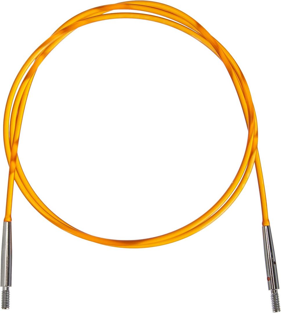 KnitPro Stainless Steel Fixed Cable with Connectors, 22 inch Cable Key & 2 End Caps (56cm)