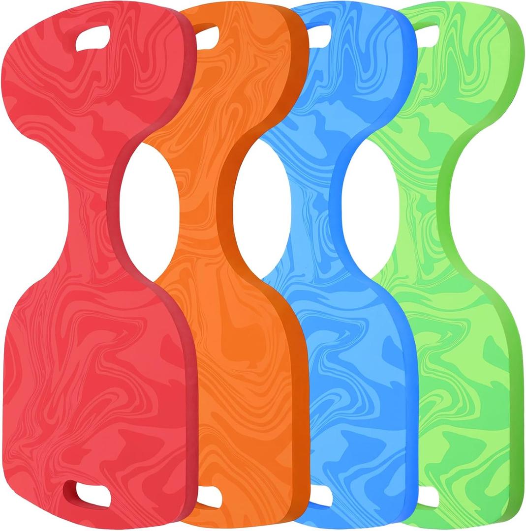 4 Pcs Pool Water Saddle Floats, 30.9 x 15.4 x 1.3"