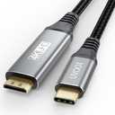 USB C to Mini HDMI Cable 6FT, High Speed USB Type-C to Mini HDMI 2.0 Cord (4K@60Hz,2K,1080P, HDR,3D, ARC) for MacBook, iPhone 16 15/Pro, Galaxy 25/24, iPad Pro, Laptop to Portable Monitor