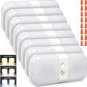 CT CAPETRONIX RV Lights Interior 1700LM, 3 Color TEM Camper Lights, Dimmable 12v Volt Led Lights Fixture, RV Ceiling Dome Light w Switch for RV/Camper/Car/Trailer/Boat (Warm+Cool+Natural White) 8Pack