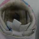 FEETCITY Wide Toddler Shoes Kids Slip on Sneakers Boys Girls Toddler Walking Shoes Breathable Athletic Shoes Running Sneakers, Whiteflower, Size: 4.5