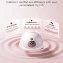 Momcozy M5 Smart APP Controlled Wearable Breast Pump, Hands-Free Wireless Electric Pump, 3 Modes 9 Suction Levels, BPA-Free, Portable Lightweight, 24mm Flange, 2-Pack Cozy Red
