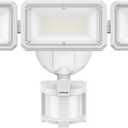 LEPOWER 45W Flood Lights Motion Sensor Outdoor Lights, 4800LM LED Security Light, Dusk to Dawn Motion Sensor Light, 3 Modes, 5000K, IP65 Waterproof, Outdoor Flood Light for Garage Yard PorchWhite