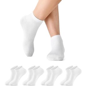 Ankle Socks for Women Low Cut Womens Socks 4 Pairs