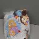 Sunny Side Up Disney Princess Twin Sheet Set - 3 Piece Kids Bedding Set Includes Pillow Cover  Super Soft Rainbow Microfiber Sheets Features Moana, Belle & Rapunzel