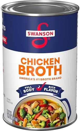 Swanson 100% Natural, Gluten-Free Chicken Broth, 14.5 Oz Can 2 Pack