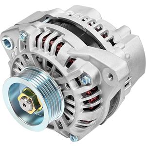 Alternator Fit for Honda for Civic 2001-2005 1.7L & for Acura EL 2001-2005 1.7L - 12V 70 Amp CCW 6-Groove Pulley, Replace OE 13893 AMT0125 A5TA7091 31100-PLM-A01 AFGA51 AHGA50 400-48035