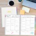 2026 Appointment Book, 30 Minutes-Hourly, Weekly Monthly Calendar Planner 2026, Jan 2026 - Dec 2026, 8.5'' x 11'', 2026 Daily Planner with Tabs Pocket, Flexible Cover, Great for Office, Home, School