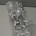 LEVERLOC Shower Caddy Suction Cup, 2 Pack Heavy Duty Bathroom Organizer for Inside Shower with Hooks & Soap holder, Removable and Rustproof Silver bathroom Holder Storage