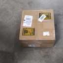 Fitvids Rubber Encased Hex Dumbbell  25LB  25LB Pair  Black