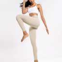 POSHDIVAH Women's Creamluxe Yoga Leggings 21"/23"/25"/28" High Waisted Cream-Feeling Workout Lounge Pants for Running (M)