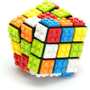 AMAZA 3x3 Speed Cube Stress Relief Toys Black 3x3x3 Magic Cube Puzzles Toy Sturdy and Smooth Cubes Toy Game Puzzle Toys for Kids and Adults