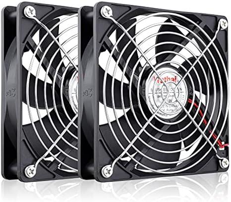 Wathai 120mm x 25mm 12V Computer Case Cooling Fan 12 Volt 2Pin High High Performance DC Fan 2 Pack Wathai 120mm x 25mm 12V Computer Case Cooling Fan 12 Volt 2Pin High High Performance DC Fan 2 Pack