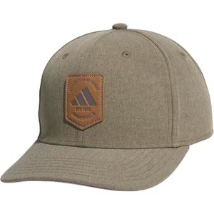 adidas Men's Scorecard High Crown Low Curve Brim Snapback Adjustable Fit Course Style Hat (Olive Strata/Grey Strata/Grey)