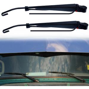 2 Pack Windshield Wiper Arm for peterbilt 379 1990-2007, LH and RH Wiper Arms Replace 602-5411 R236002, Black, Length 14.2 inches