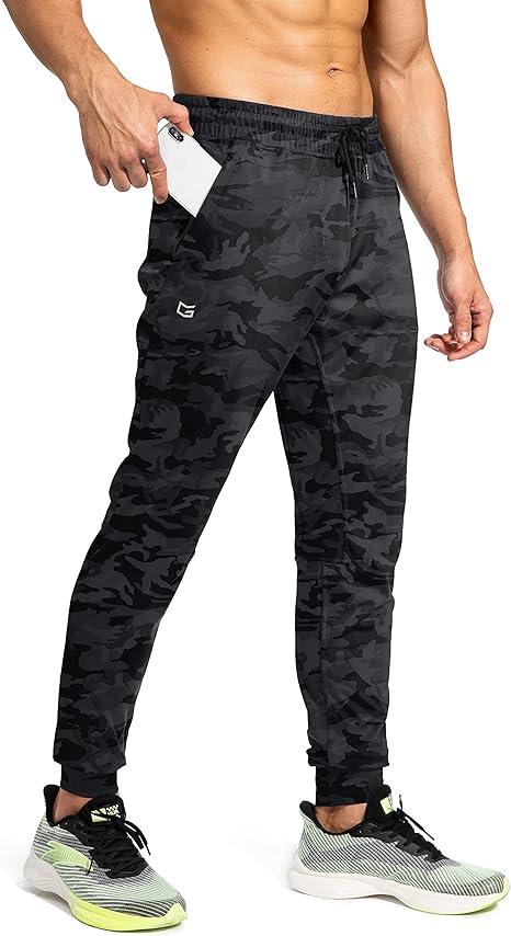 G Gradual Men's Sweatpants with Zipper Pockets Athletic Pants Traning Track Pants Joggers for Men Soccer, Running, Workout, Size: L