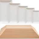 Sunnychicc 5 Pcs Ceramic Mold for Clay Wooden Pottery Clay Molds for Pottery Ceramic Plate for Slump Tools for Handbuilding Craft(Rectangle,5x8-8.1x13.98)