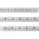 7 x WIN TAPE Workbench Ruler Adhesive Backed Tape Measure - 40 Inches 101 Centimeters