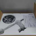 Bathroom Light Fixtures, 3-light Vanity Light Over Mirror, Matte Black Metal Bathroom Light, Modern Farmhouse Rustic Industrial Indoor Wall Mount Lighting Sconce for Living Room Cabinet Hallway