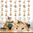 2 x Woodland Animal Hanging Garlands 8Pcs Woodland Creatures Theme Hanging Decorations Forest Animals Cutout Ceiling Wall Decor for Woodland Baby Shower Decorations Birthday Party Supplies