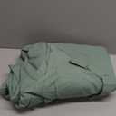 Bedsure 100% Washed Cotton Duvet Cover King Size - Iceberg Green Minimalist Cotton Duvet Cover Linen Like for All Seasons - GentleSoft Plain Simple Bedding (Iceberg Green, King, 104"x90")