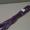 Purple Braiding Hair Long Pre Stretched Synthetic Braiding Hair 27in Dark Purple Synthetic Fiber Total 55 Inch Christmas Sparkly Braids for Holiday Stage Party CosplayXmas Festive Outfit Decoration