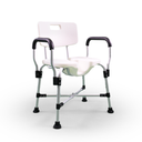 Shower Chair - Shower Chair for Inside Shower - U-Shape Seat Heavy Duty Shower Chair - Shower Chair with Arms for Handicap - Wide Shower Seats for Elderly - Shower Chair for Bathtub