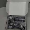 KMM Handheld Car Vacuum Cleaner, 10000PA Vacuum Cleaner & Air Duster, 120W High Power Vacuum Portable Cordless, Hand Held Vacuum Rechargeable with Multi-Nozzles & LED Light for Home, Car, Office (Black and Silver)