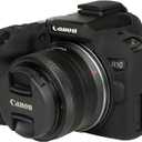 Easy Hood Camera Case for Canon EOS R10 Mirrorless Camera, Anti-Scratch Soft Silicone Rubber Case Protective Body Housing Protector Skin Cover-Black