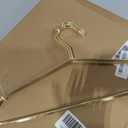 17.7" Strong Metal Wire Clothes Hangers, Coat Hanger, Standard Suit Hangers, Metal Shirt Dress Hanger Rack, 30 Pack, Gold