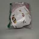 Joliyoou Hummingbird Feeder, 10 Once Glass Hummingbird Feeder Outdoor Hanging, Bird Nectar Feeder (Yellow Cover with Red Flowers - 1 PACK)