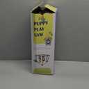 Dewonch Puppy Play Gym with 8 Hanging Toys, Small Dogs Indoor Jungle Gym, PVC Frame with Bungee Straps Enrichment Activity Center