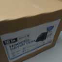 10" Black Dryer Vent Cover - 304 Stainless Steel Wall Cap, Screen and Damper