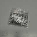 HARFINGTON 500pcs Brads Paper Fasteners, 10mm x 17mm Metal Paper Crafts Brads, Small Round Brass Split Pins for Children Crafting Decorative Scrapbooking DIY, Silver
