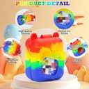 2 x YouKnow Silicone Case for Bitzee Disney Interactive Toy Digital Pet and Case, Protective Skin Sleeve for Bitzee Virtual Electronic Pets Accessories (Case Only) (Colorful)