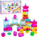 Jelly Blox Classic Castle Set | Includes 45 Pieces | Toddler & Preschool Building Blocks Kids Can Squeeze, Stretch, Squish | MESH ACCREDITED | Safety Tested & Ouch-Free | Sensory Play Toy for Ages 2+