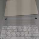 Compatible with MacBook Air 13 Inch 2022 2021-2018 M1 A2337 A2179 A1932, Checkered Textured Cream Leather Hard Shell Case No Logo Cutout & Keyboard Cover for Mac Air 13, Beige