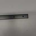 Black Rods 25 count of 31 1/8" Long Rods with Two Holes on Each Side