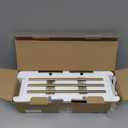 UME 3 Pack Cordless Table Lamp, Battery Operated Lamp - Portable Waterproof Rechargeable Table Lamp w/ 3 Color Temps & Stepless Dimming for Dinner, Desk, Cafe, Outdoor (Brushed Gold)